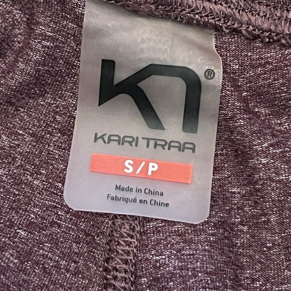 Kari Traa Womens Sz S Athletic Workout Legging Maroon Burgundy Gym Pants - Picture 3 of 16
